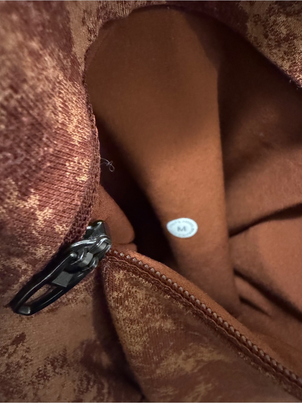 Lululemon Athletica Rust Brown Marbled Tracksuit - Picture 7 of 7